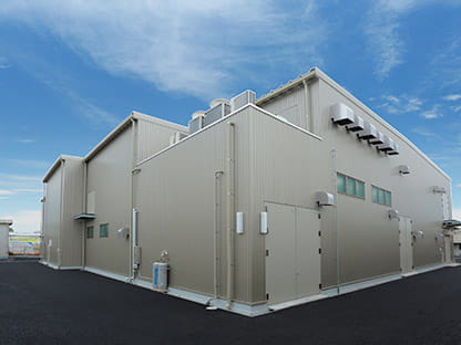 茂野製麺 株式会社 茨城工場 増築工事 外観写真